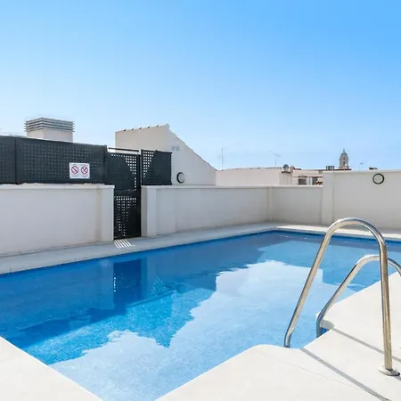 -malagasunapts-romantic Private Terrace&shared Pool Apartment Malaga