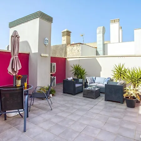 Apartment -malagasunapts-romantic Private Terrace&shared Pool